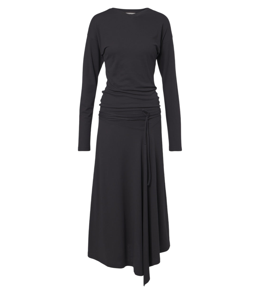 Lemaire Cotton jersey crêpe midi dress