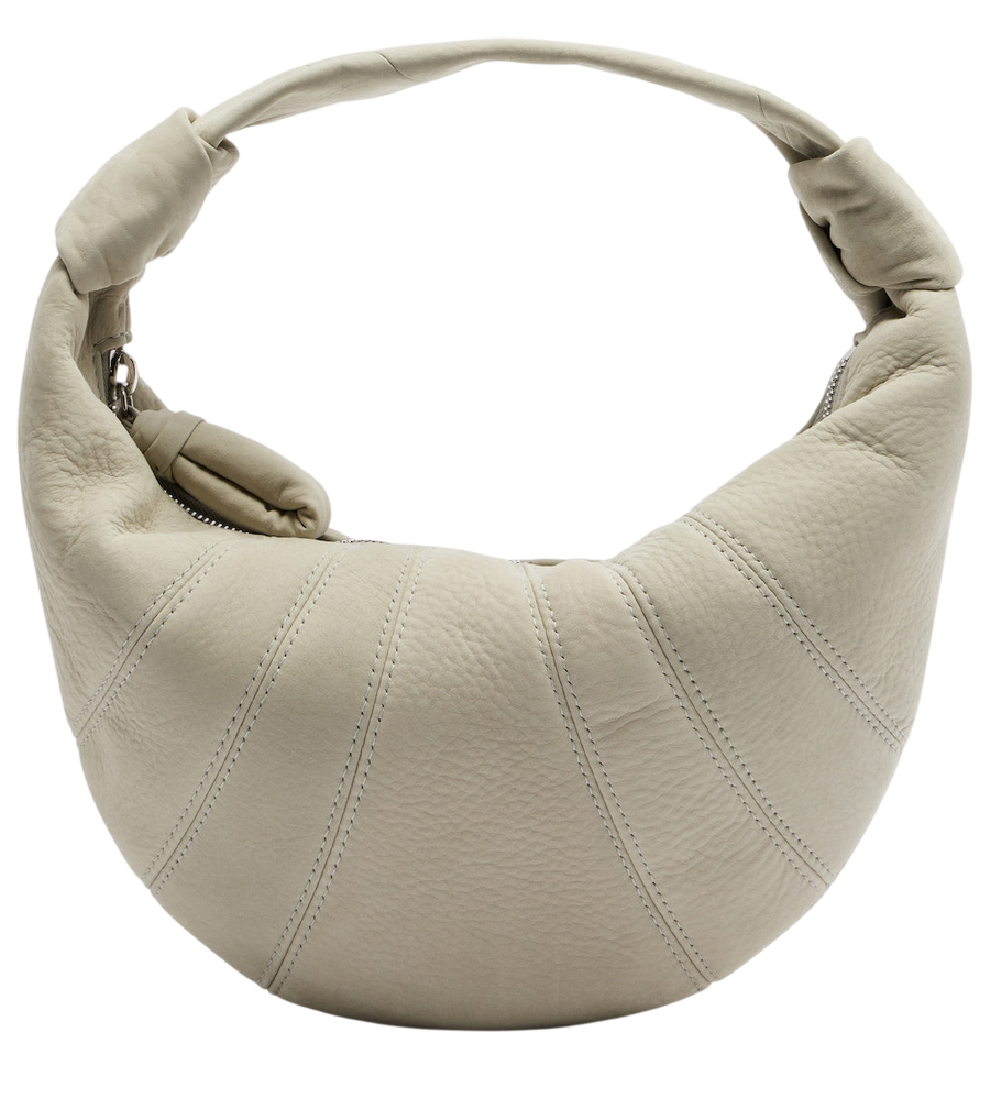 Lemaire Fortune Croissant Mini leather top-handle bag