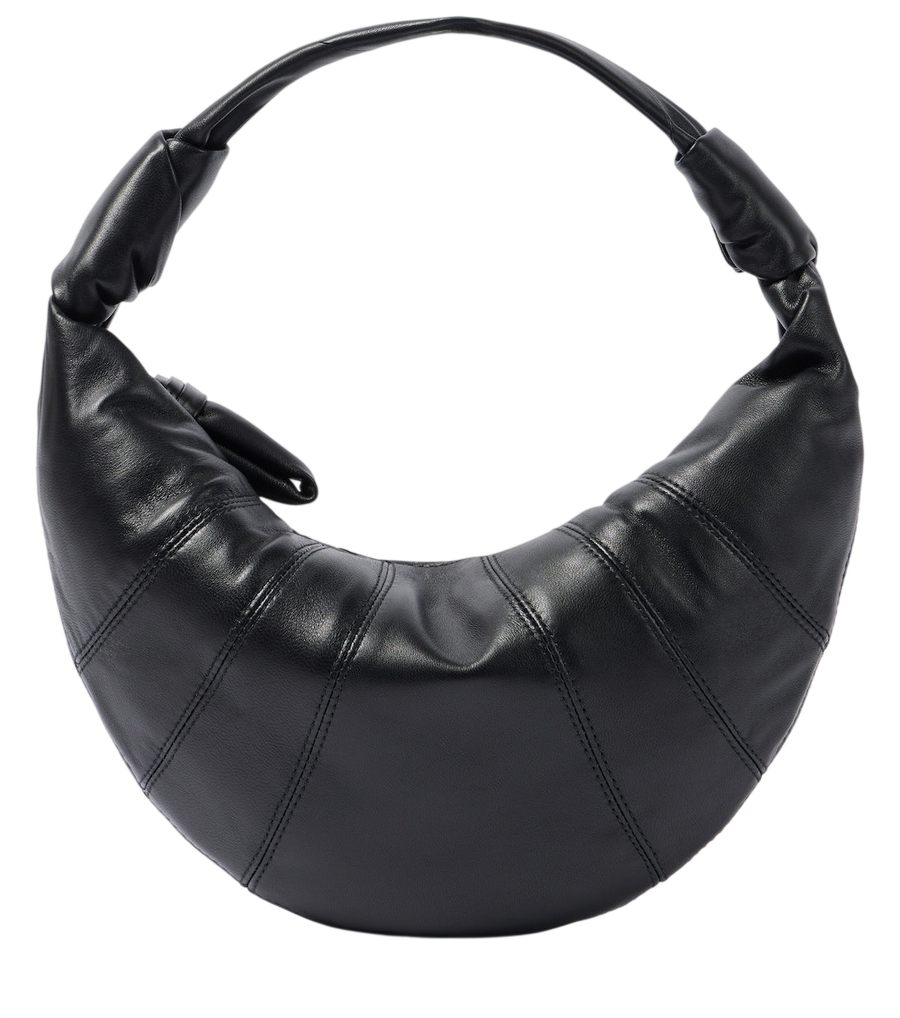 Lemaire Fortune Croissant Mini leather top-handle bag