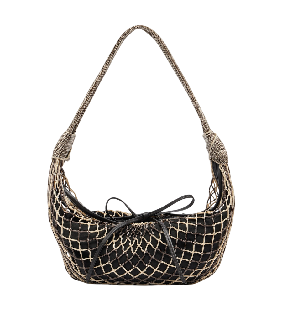 Lemaire Fortune Croissant Small net shoulder bag