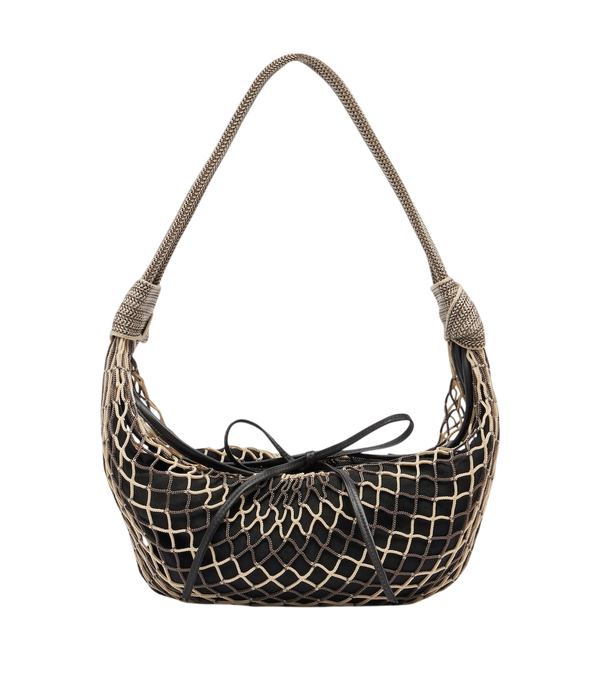Lemaire Fortune Croissant Small net shoulder bag