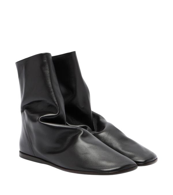 Lemaire Glove leather ankle boots