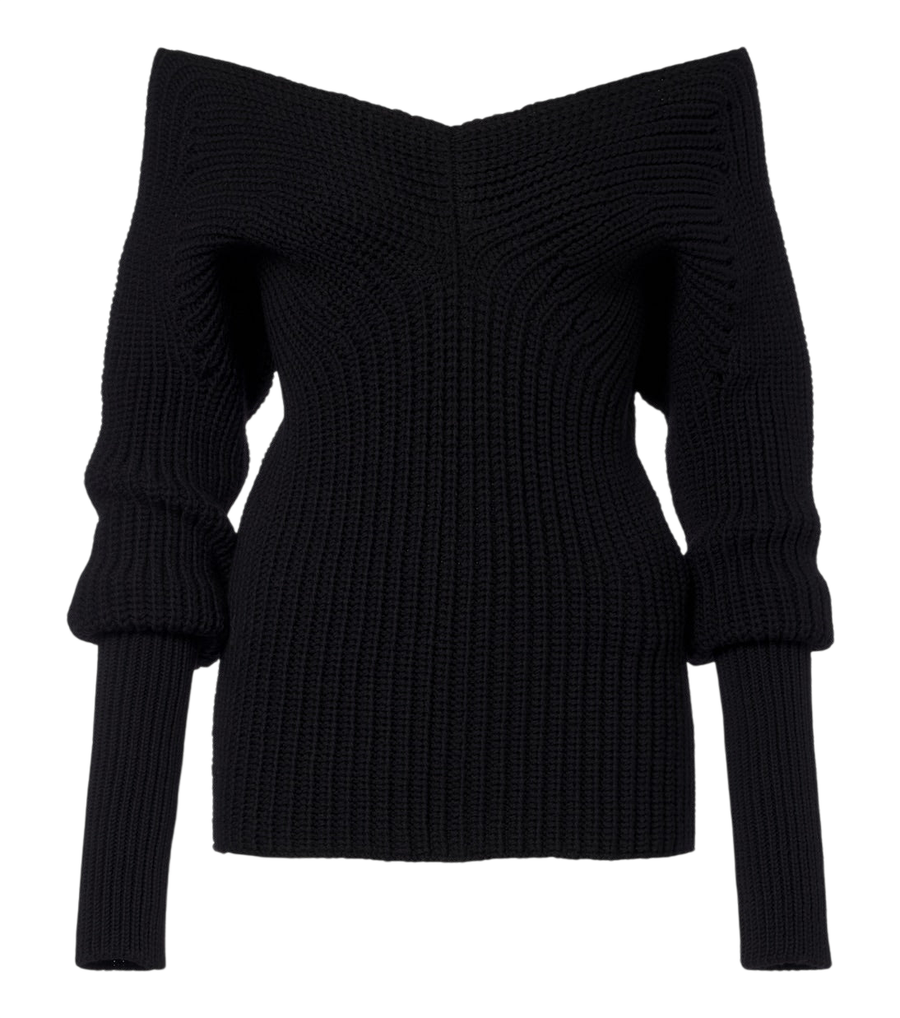 Lemaire RIbbed-knit wool sweater