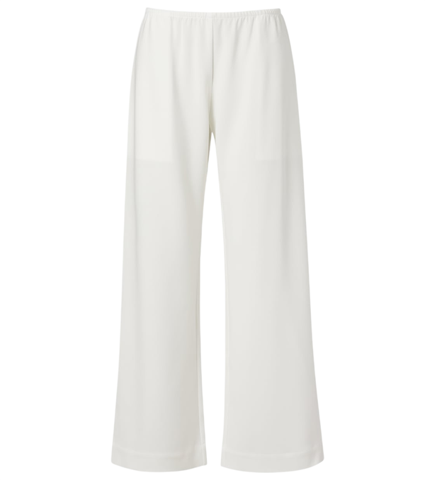 Leset Arielle crêpe wide-leg pants