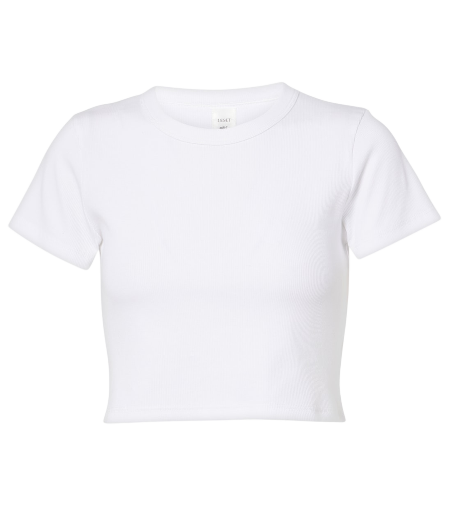 T-shirt court en jersey de coton Kelly de Leset