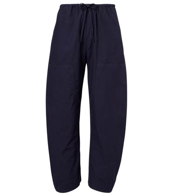 Leset Kyoto cotton wide-leg pants