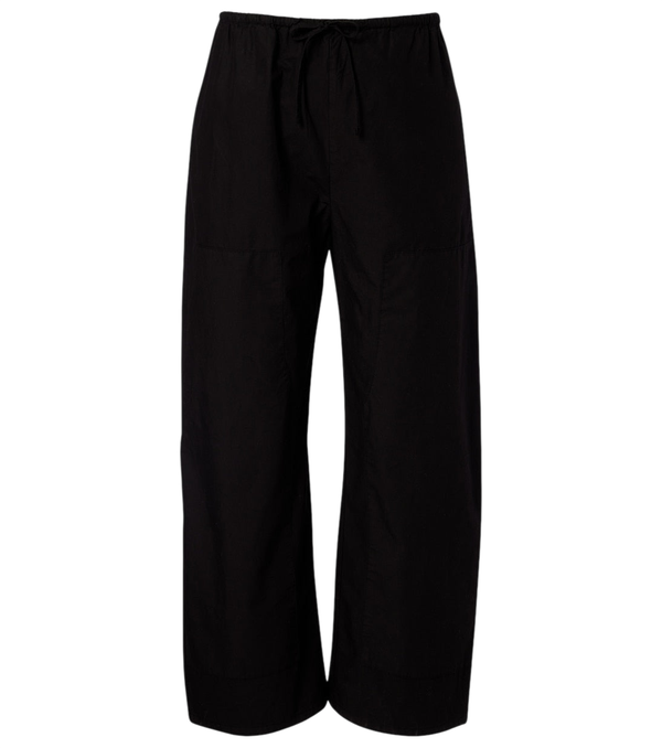 Leset Pantaloni a gamba larga in cotone cropped Kyoto