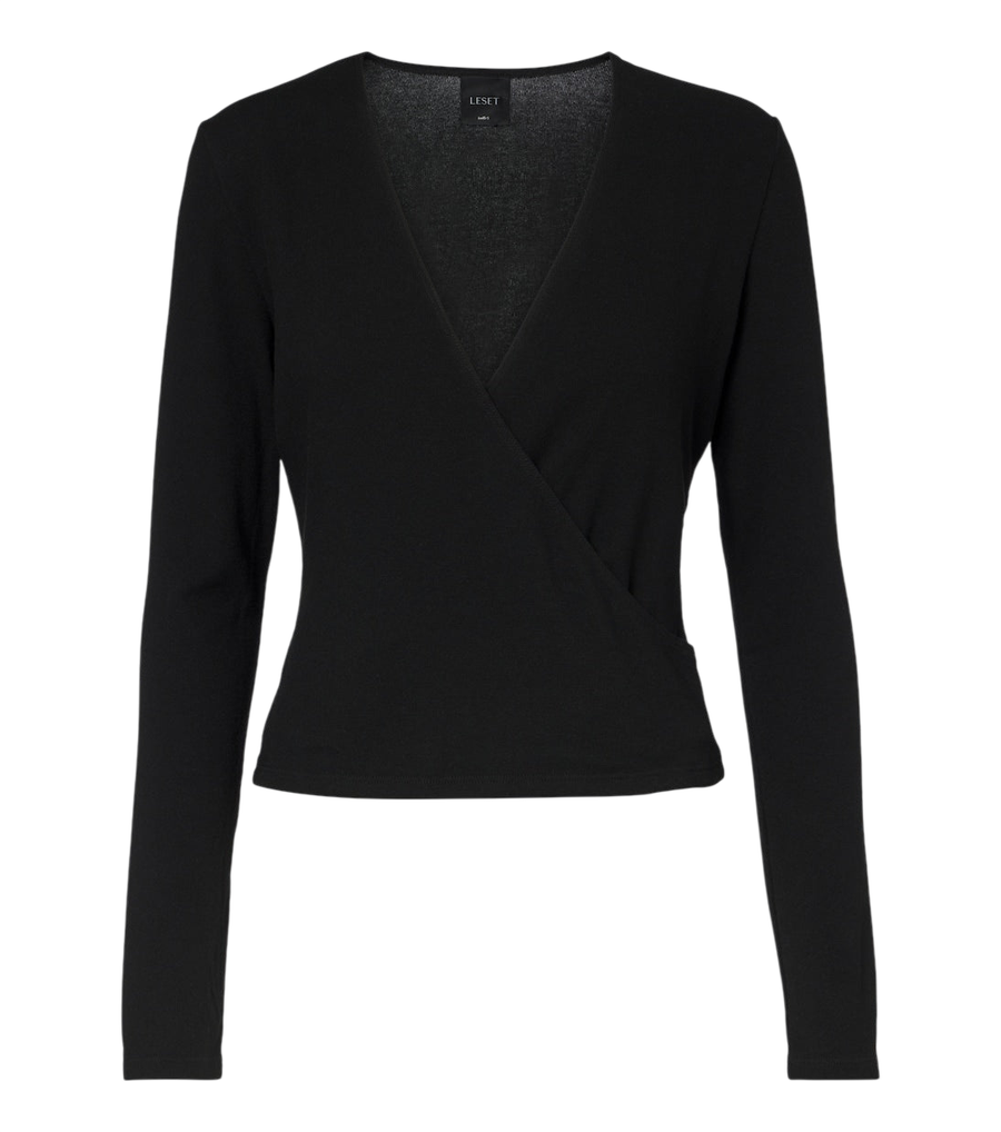 Leset Lauren jersey wrap top