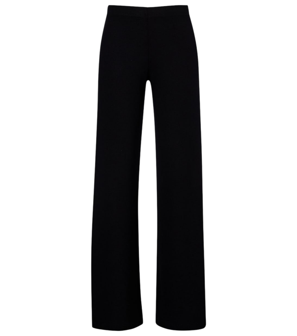 Leset Lauren mid-rise jersey wide-leg pants