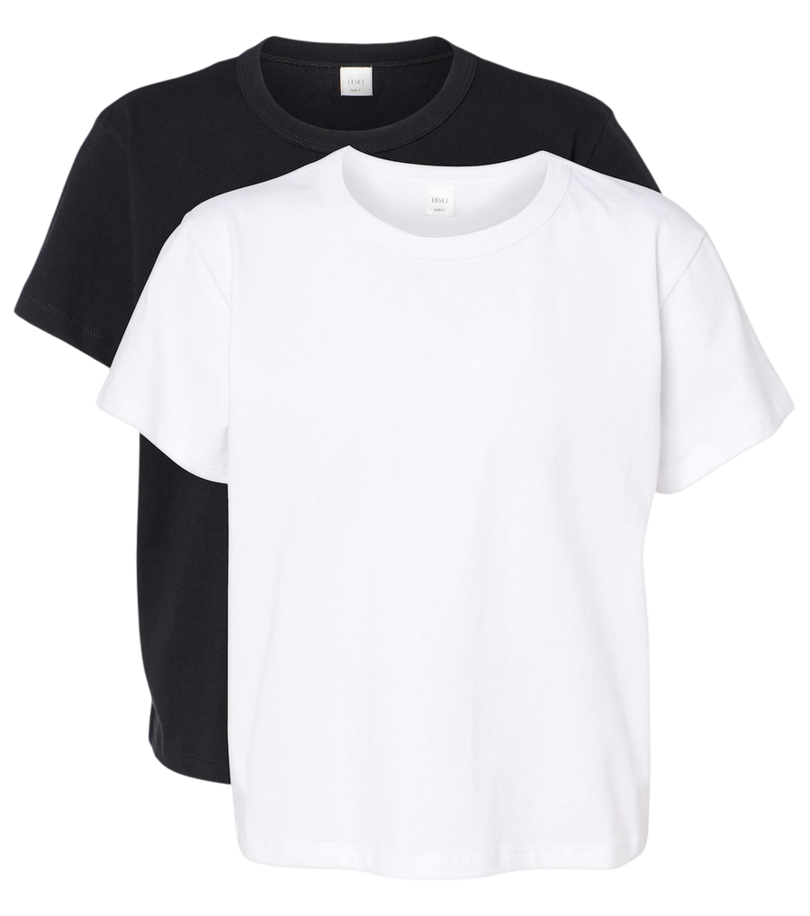 Lot de 2 T-shirts en jersey de coton Leset Margo