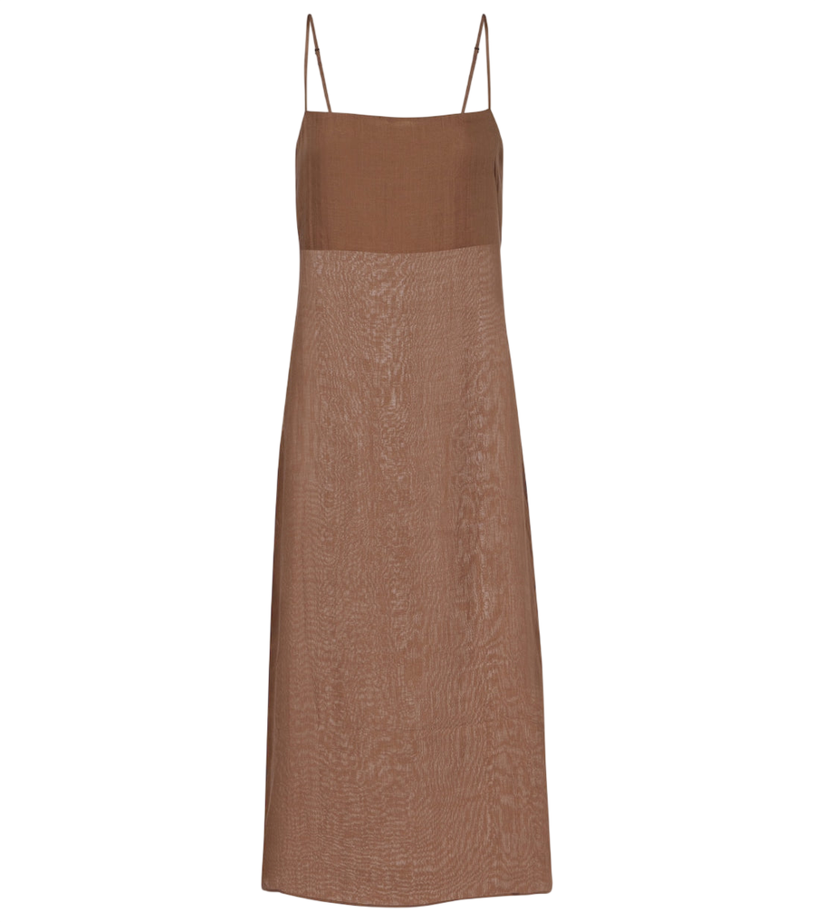 Robe midi Leset Niko en ramie