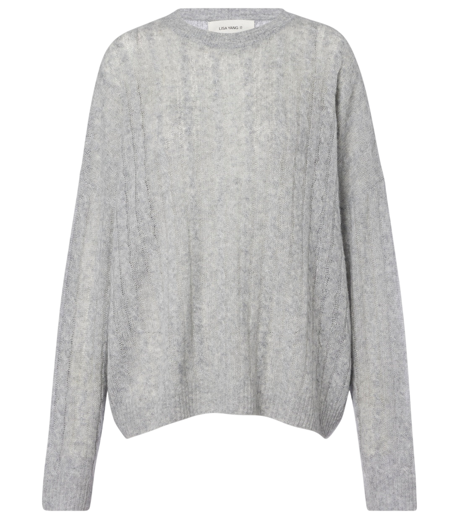 Lisa Yang Amabel cable-knit cashmere and silk sweater