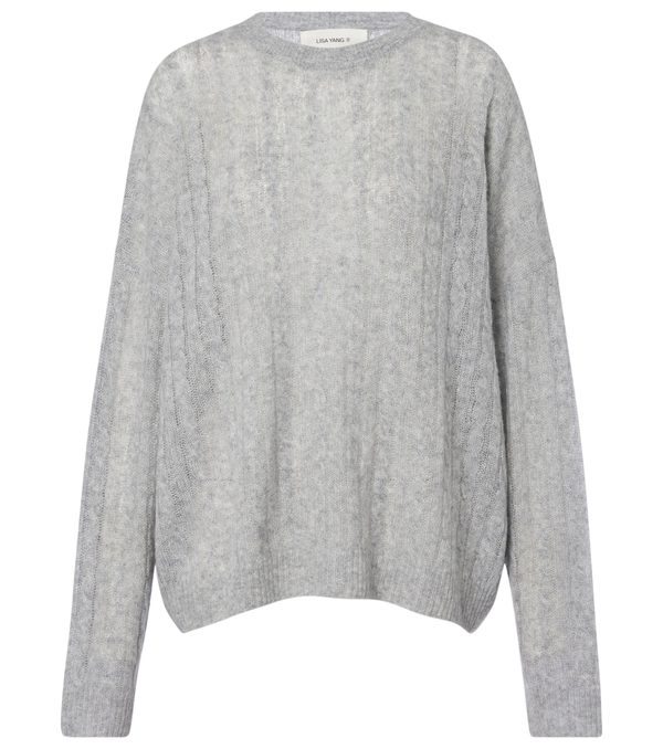 Lisa Yang Amabel cable-knit cashmere and silk sweater