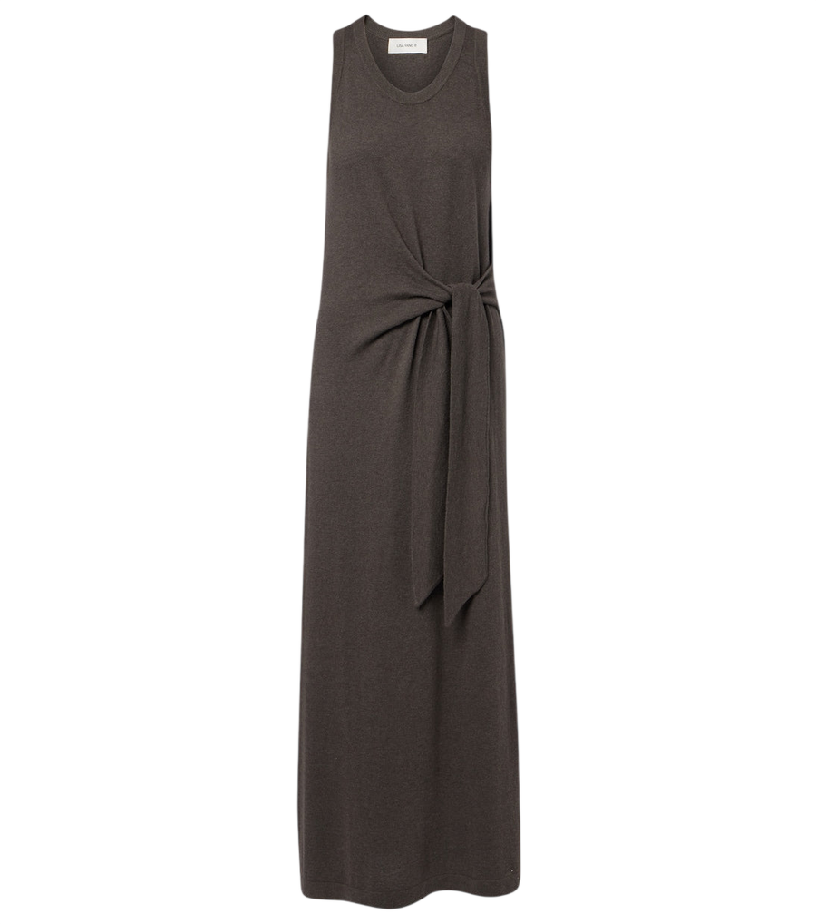 Lisa Yang Angeline cotton and cashmere maxi dress