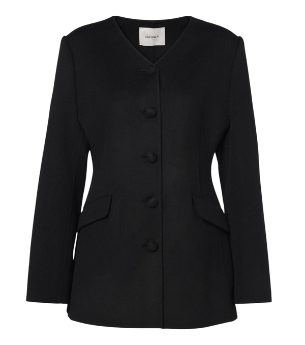 Lisa Yang Doublé wool and cashmere blazer