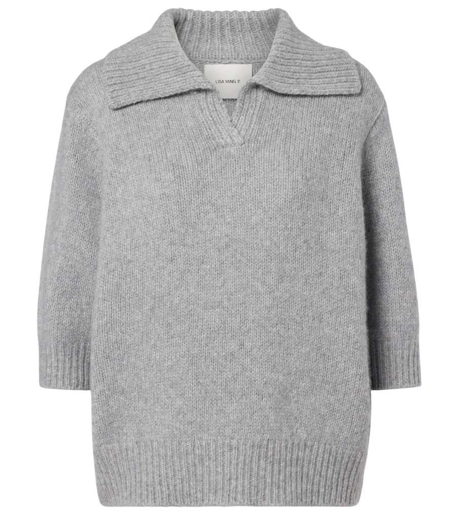 Lisa Yang Lailai cashmere and silk polo sweater