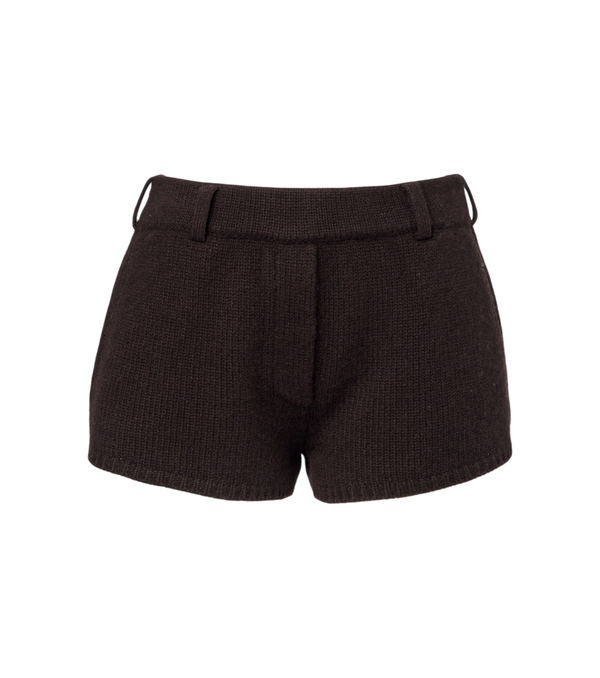 Lisa Yang Low-rise cashmere shorts