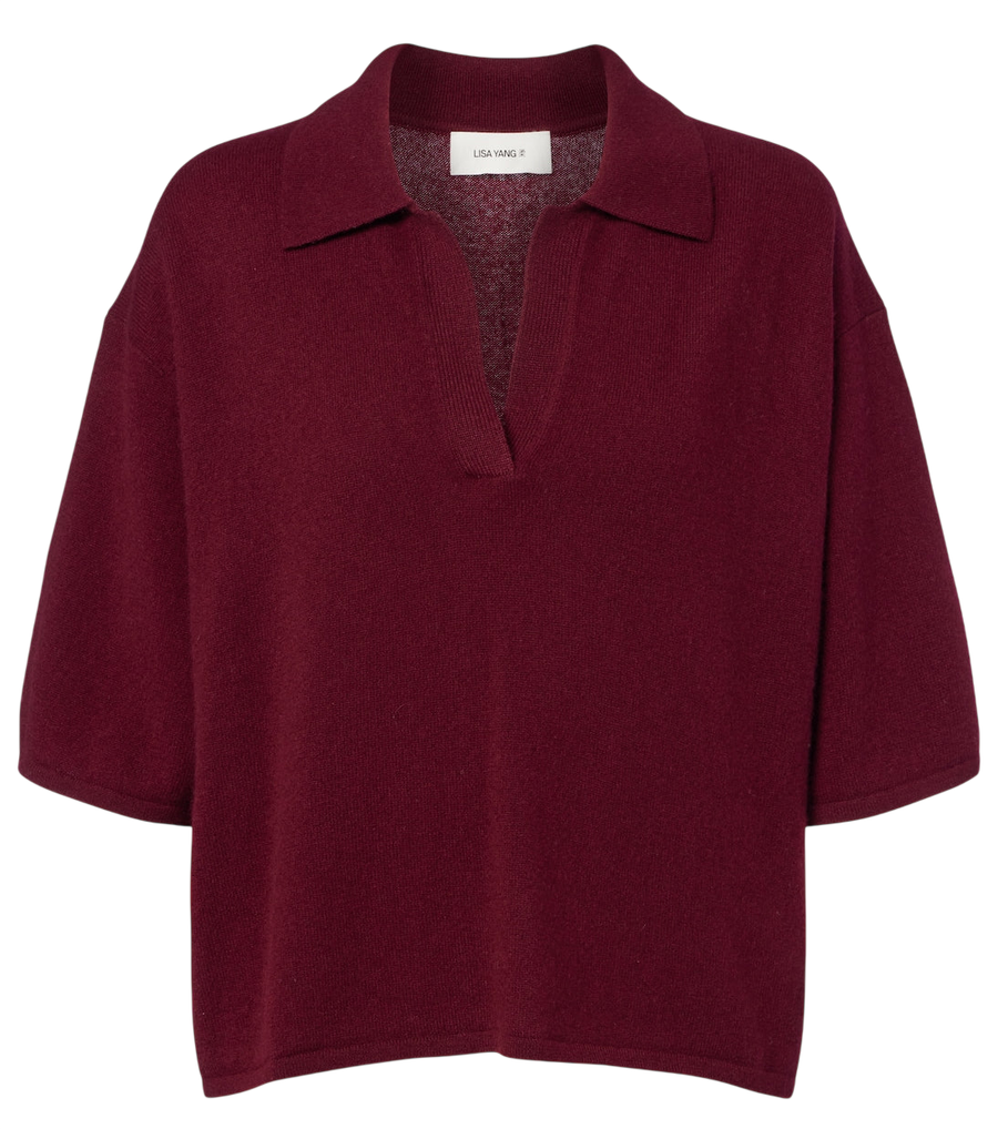 Lisa Yang Neela cashmere polo sweater
