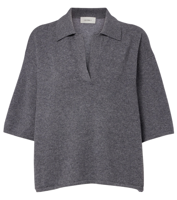 Lisa Yang Neela cashmere polo sweater