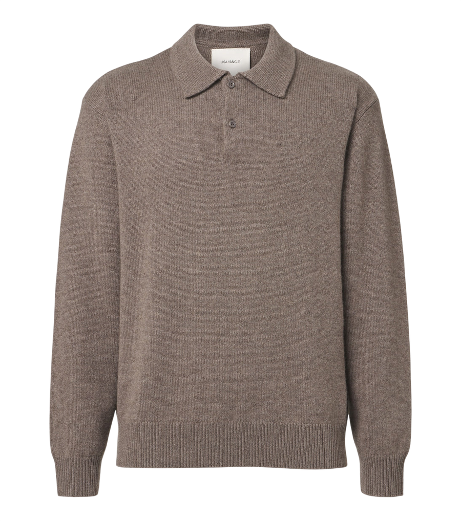 Lisa Yang Rufus cashmere polo sweater