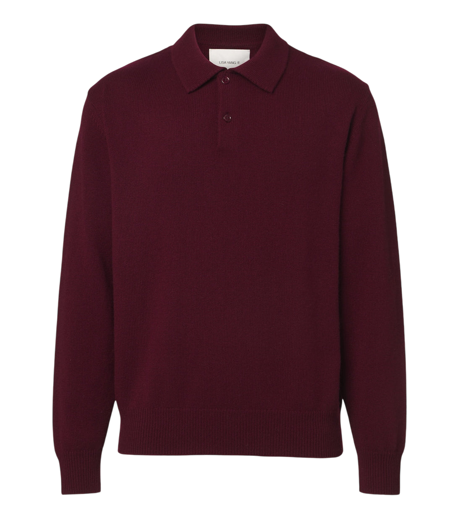 Lisa Yang Rufus cashmere polo sweater