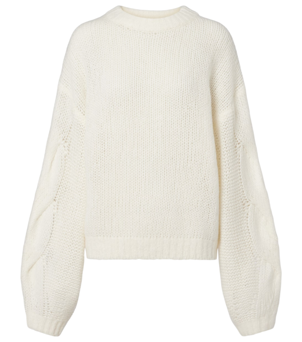 Lisa Yang Runi open-knit cashmere and silk sweater
