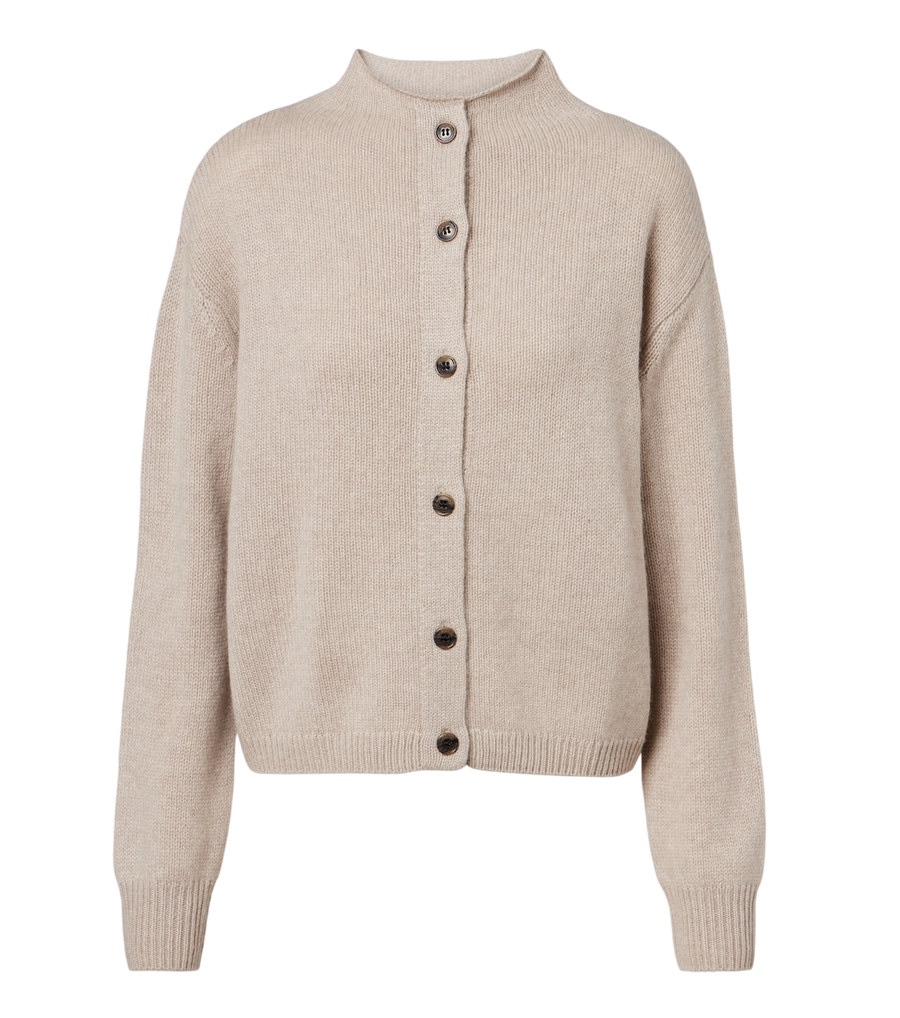 Lisa Yang Zirelle cashmere mockneck cardigan