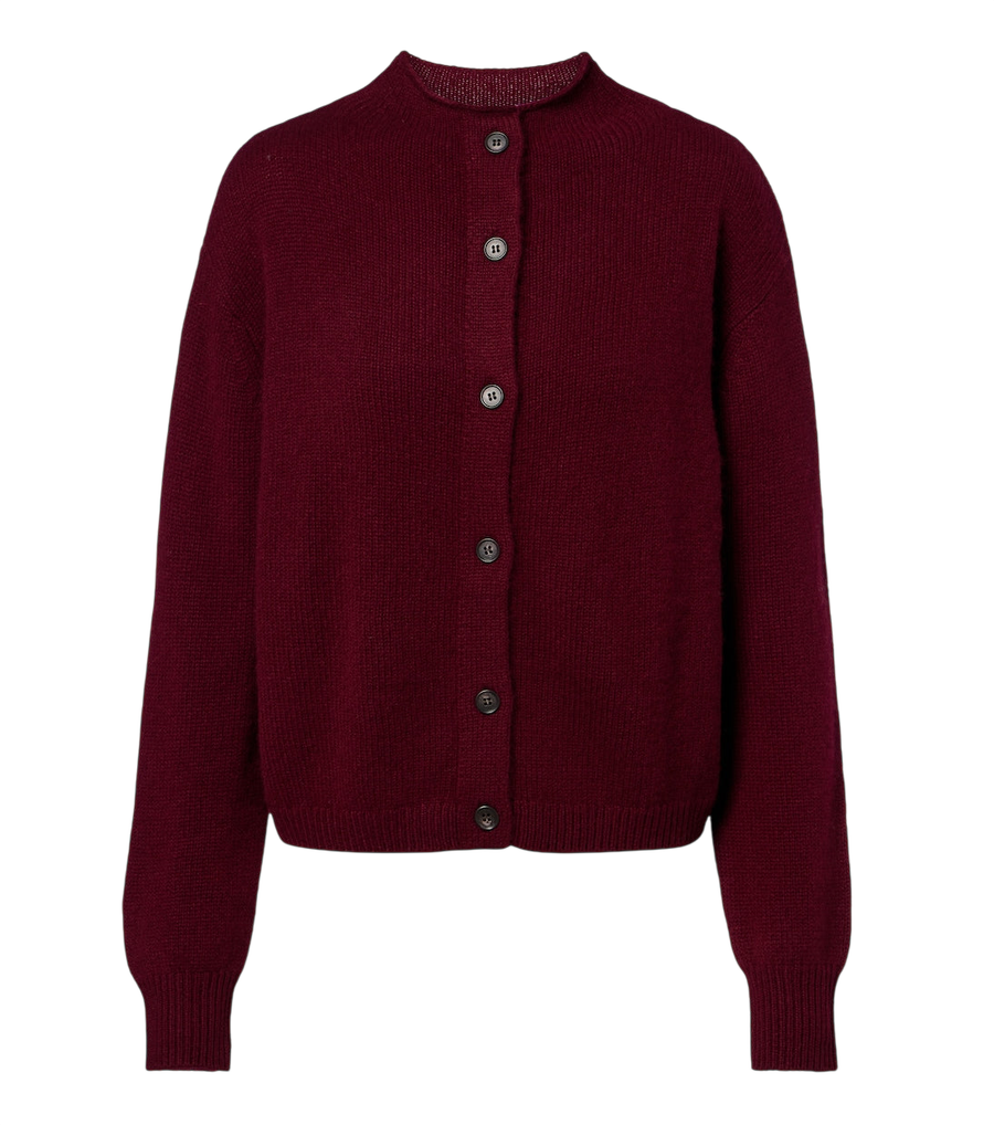 Lisa Yang Zirelle cashmere mockneck cardigan