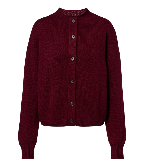 Lisa Yang Zirelle cashmere mockneck cardigan