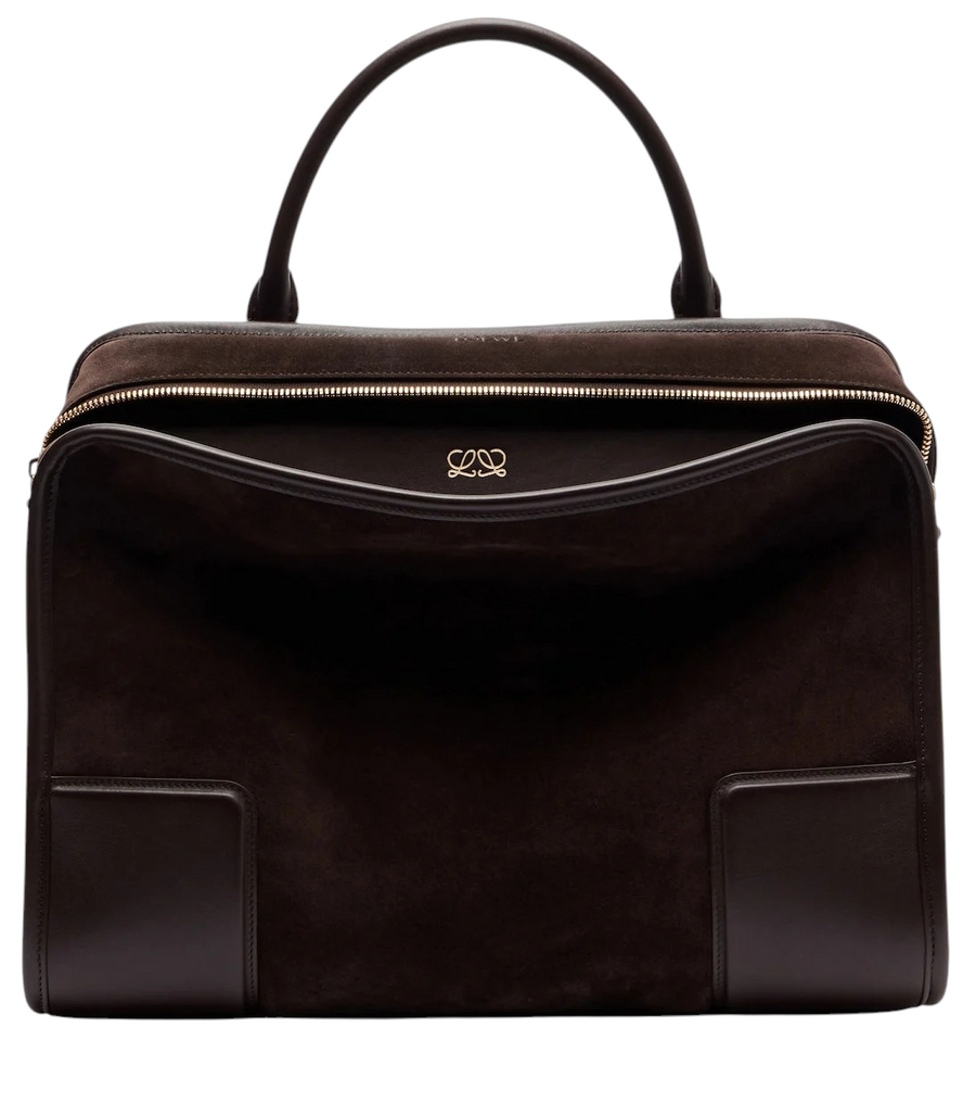 Loewe Amazona 180 Large Suede Tote Bag
