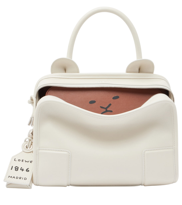 Loewe Borsa tote Amazona 180 Lion Intarsio Small