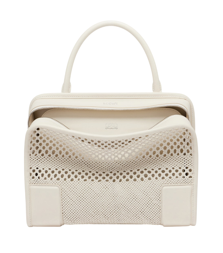 Loewe Amazona 180 Mala média de couro trançado com alça superior