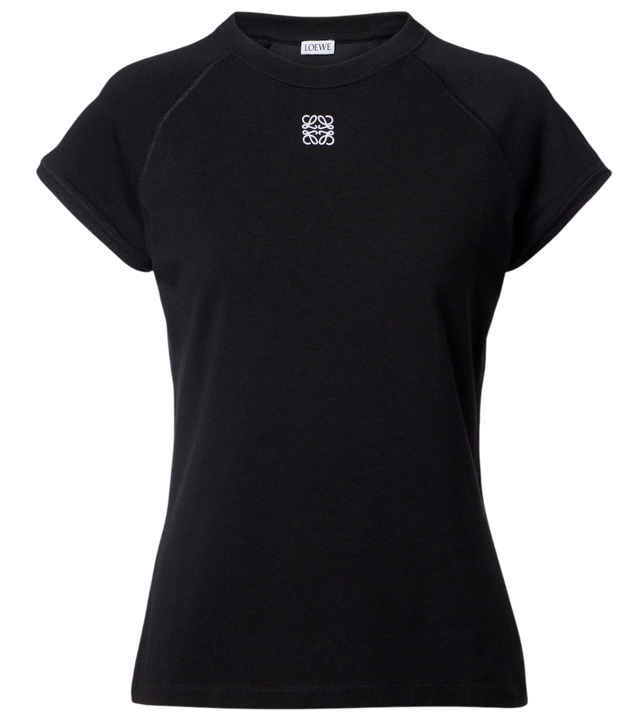T-shirt en mélange de coton Loewe Anagram