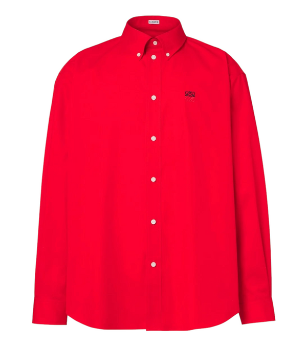 Loewe Anagram cotton twill shirt