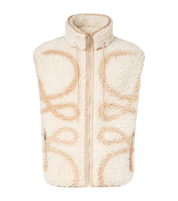 Loewe Anagram fleece jacquard vest