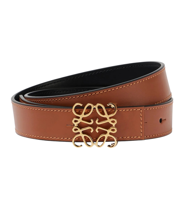 Loewe Anagram reversible leather belt