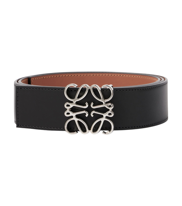 Loewe Cintura in pelle reversibile Anagram