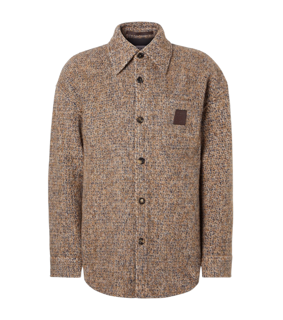 Loewe Anagram wool-blend overshirt