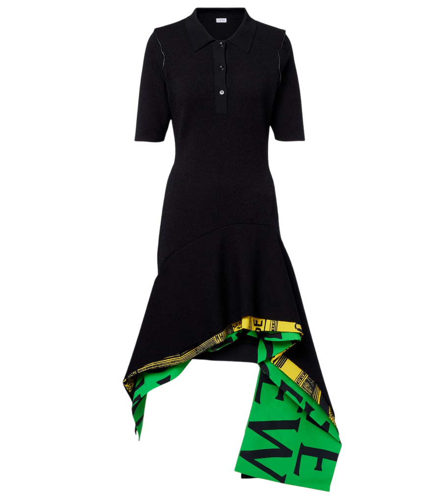 Robe midi asymétrique Loewe