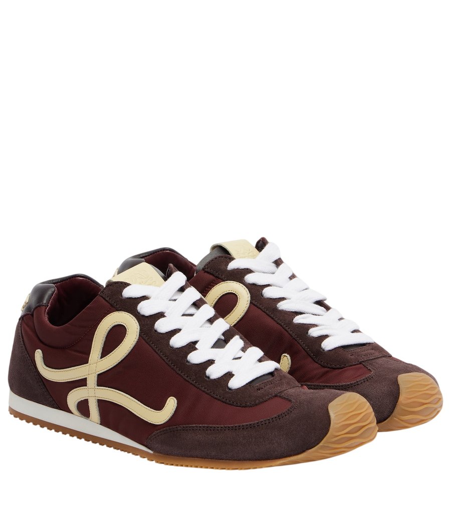 Loewe Ballet Runner 2.0 suede-trimmed sneakers