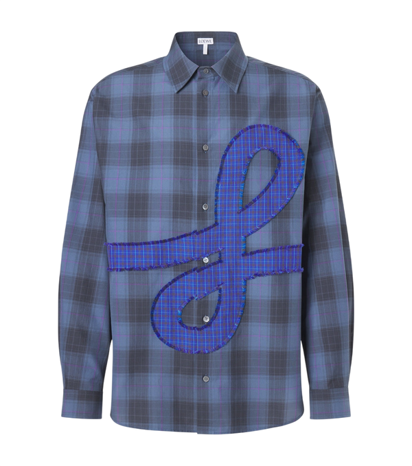 Loewe Checked cotton poplin shirt