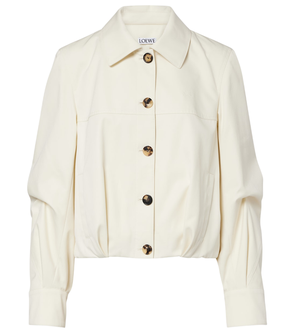 Loewe Cotton and silk blouson jacket