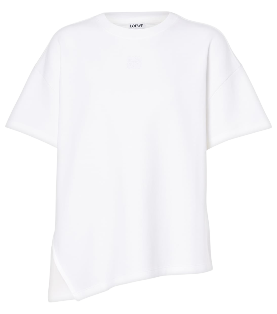 T-shirt en mélange de coton Loewe