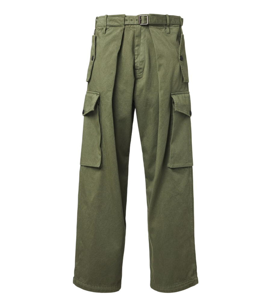 Loewe Cotton satin cargo pants