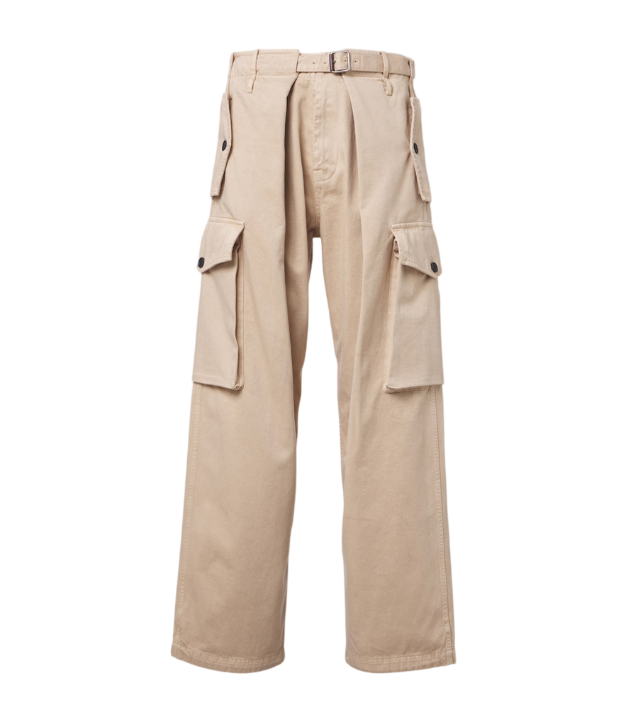 Loewe Cotton satin cargo pants