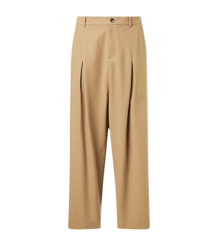 Loewe Cotton twill wide-leg pants