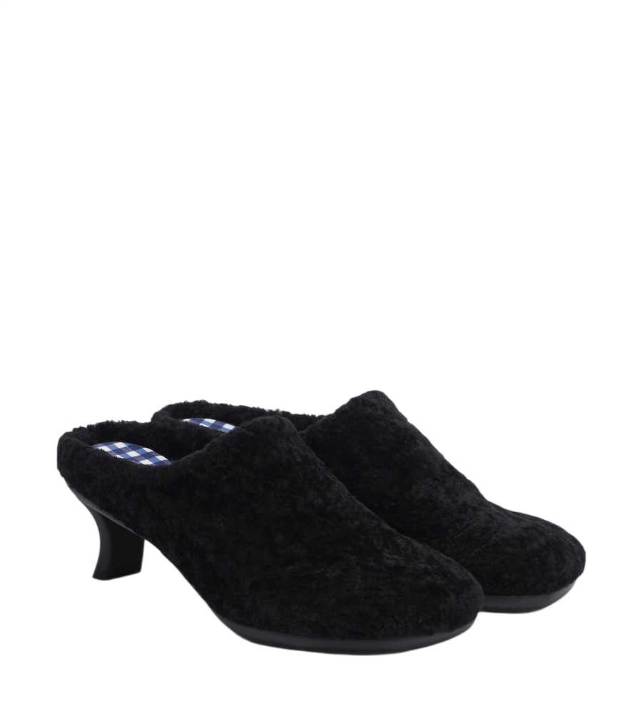 Loewe Dive shearling mules