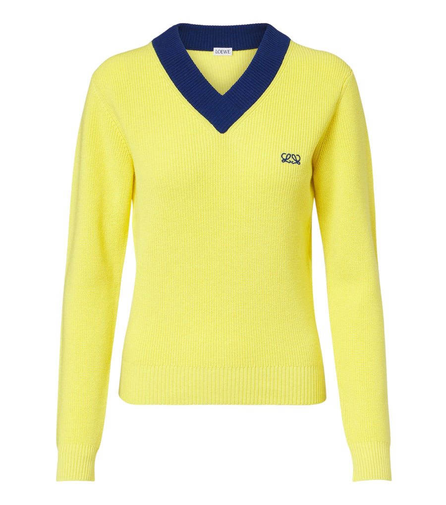 Loewe Double L cotton and wool sweater