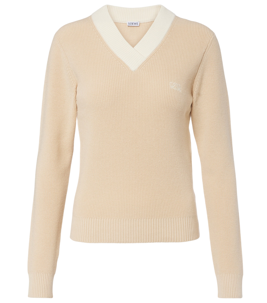 Loewe Double L cotton and wool sweater