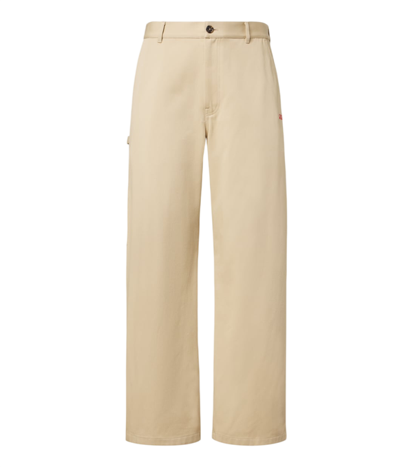 Loewe Double L cotton twill wide-leg pants